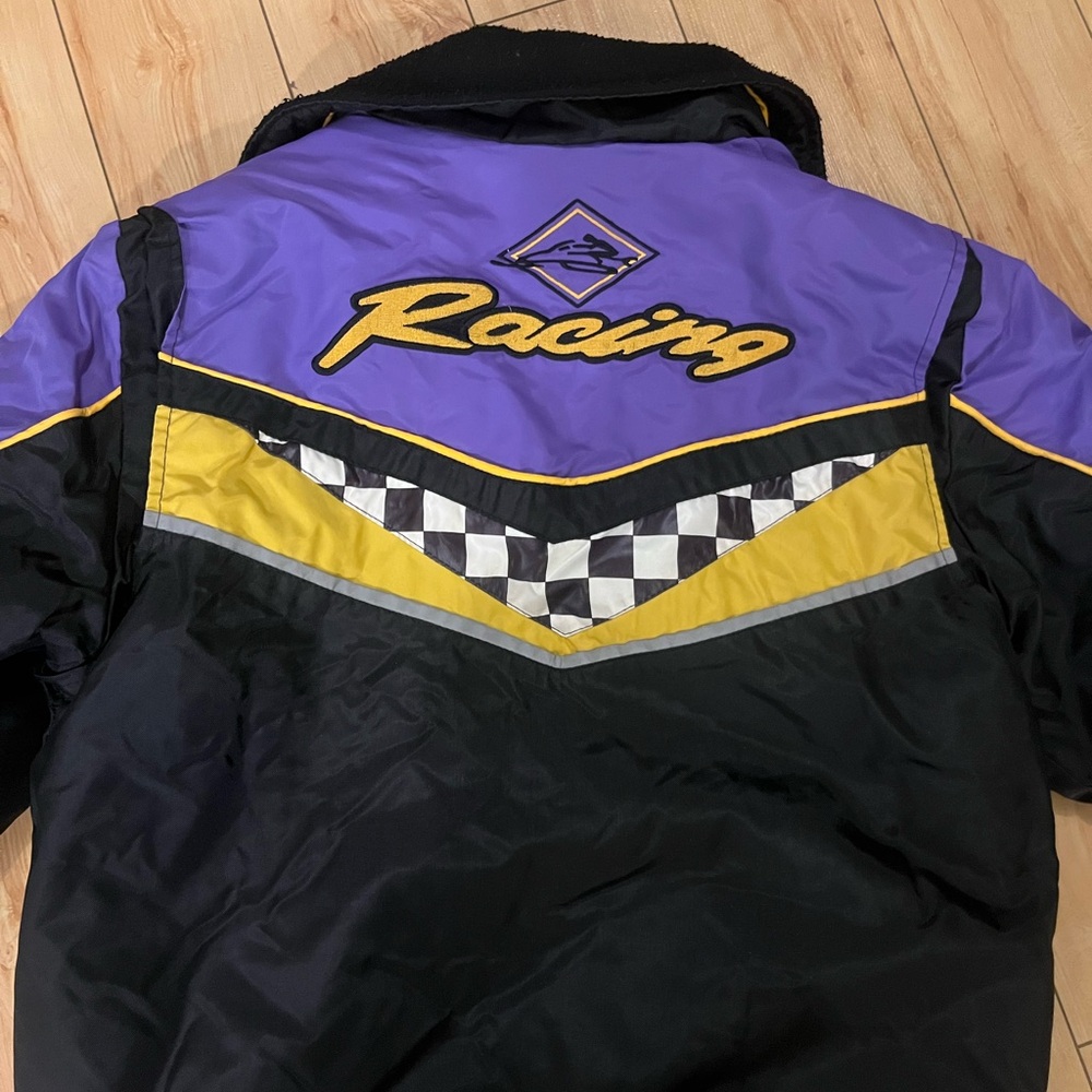 Purple and Black Racing Jacket